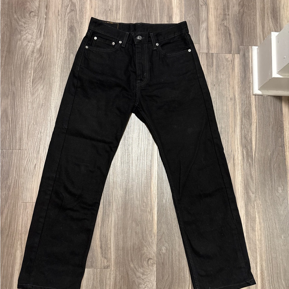 Levi's Men's 505 Regular Fit Black Jeans